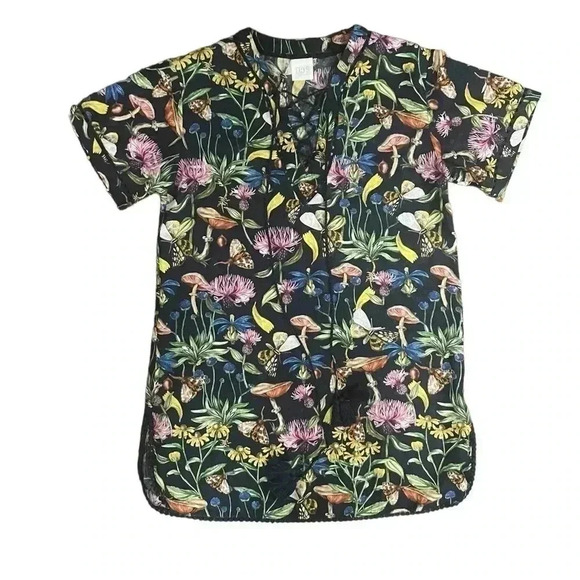 TRYB Anthropologie floral swimsuit beach cover-up fairy core whimsical - Picture 1 of 8